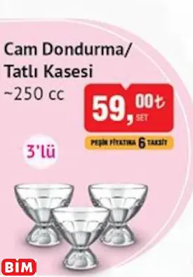 GLASS İN LOVE CAM DONDURMA / TATLI KASESİ